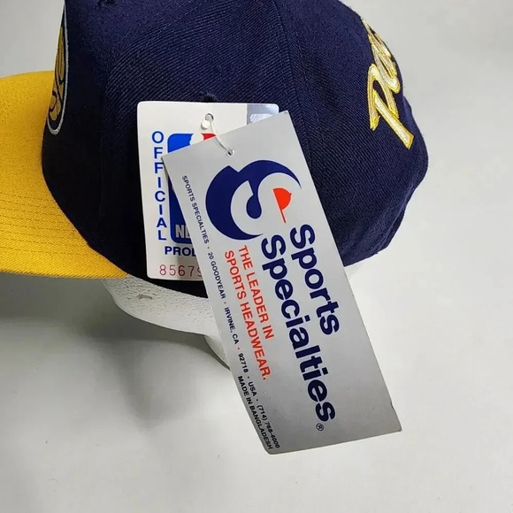 Indiana Pacers Letterman Sports Specialties Snapback Hat IP Big Logo Rare NEW - Picture 5 of 11